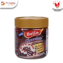 

bella selai cokelat 300gr - selai cokelat bella - bella spread cokelat