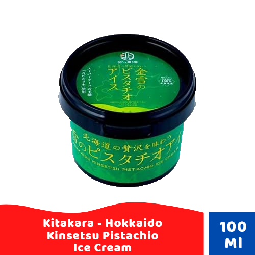

Kitakara Hokkaido Milk - Kinsetsu Pistachio/Green Tea Ice Cream/Es Krim