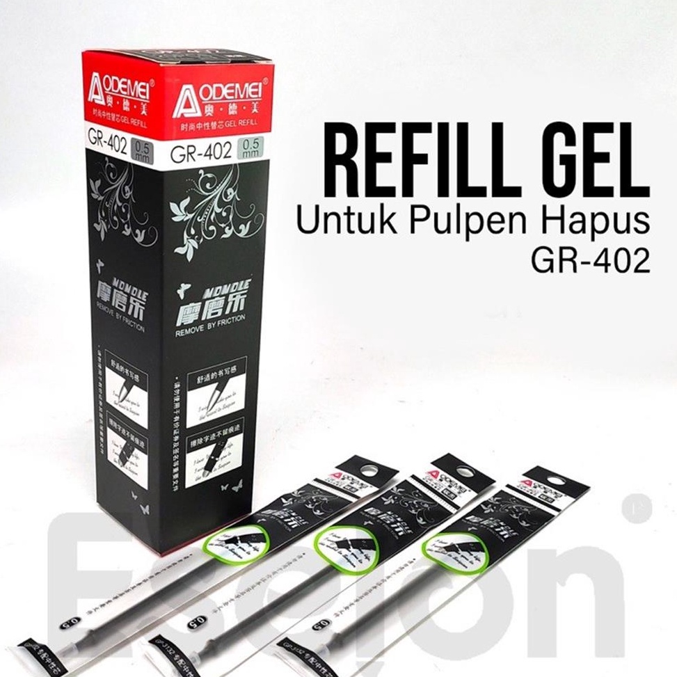 

ART Y79E 2pcs Refill PULPEN GEL HAPUS GR4 refill pulpen hapus