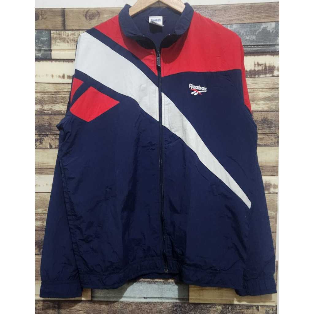 Reebok Classic Big Logo Colorblock Track Jacket ( Size L )