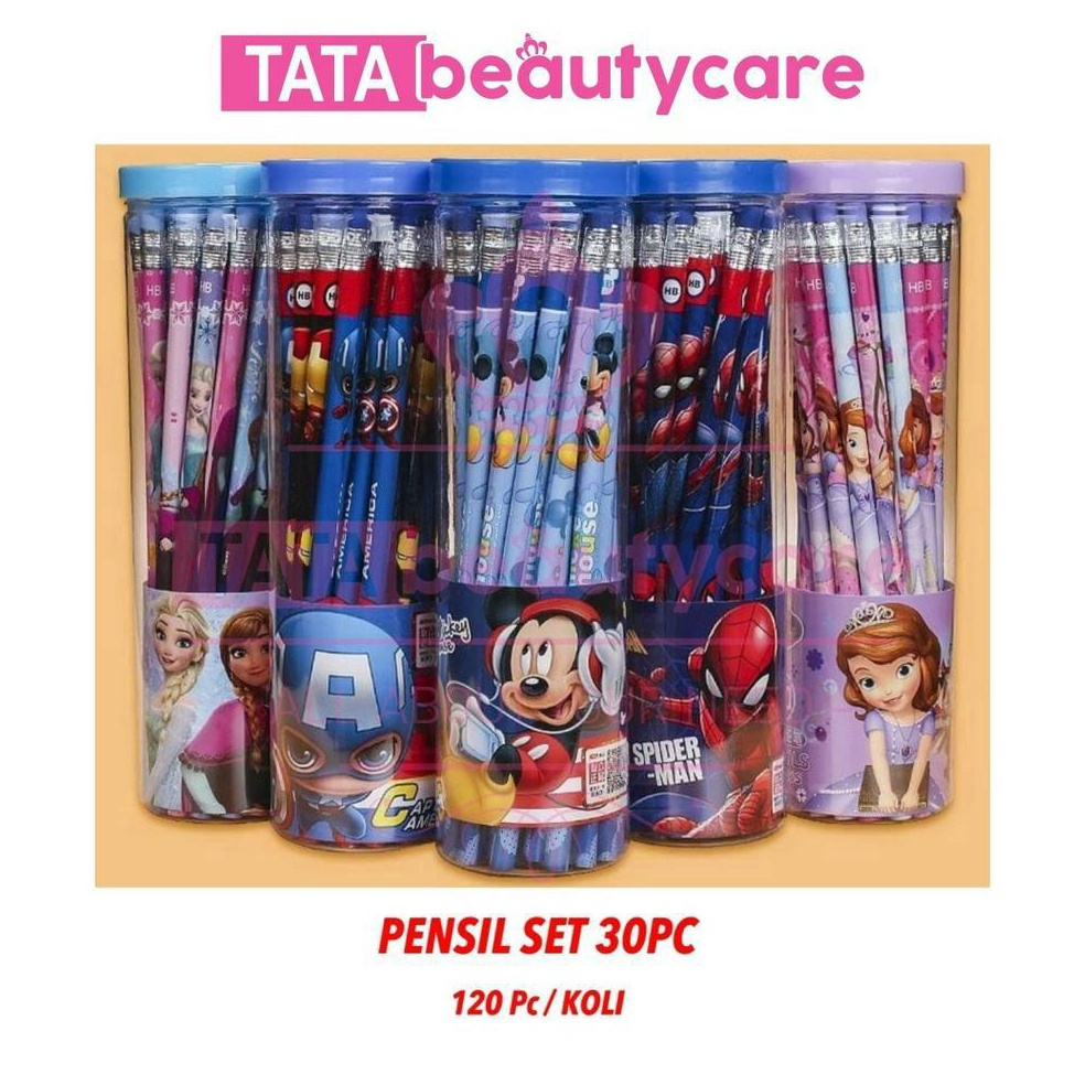 

ART S63P 3gr T825 Pensil Tabung Karakter 3pcs Pensil HB Fancy Karakter Tabung isi 3 pc