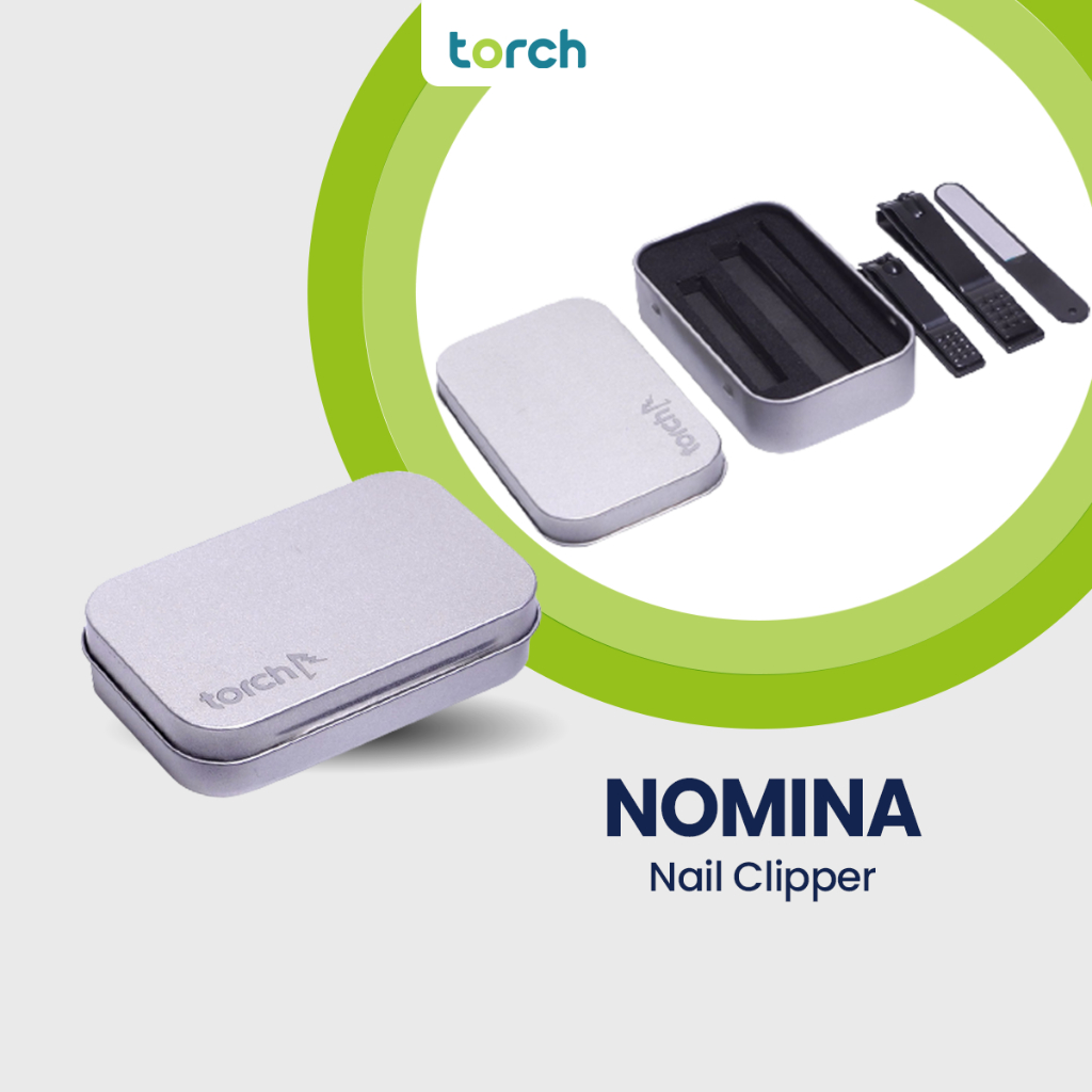 vtxbps- TORCH Gunting Kuku Set Tajam Premium Stainless - Nail Clipper Nomina