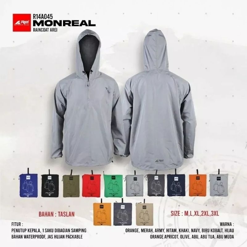 Jas Hujan Raincoat Arei Monreal