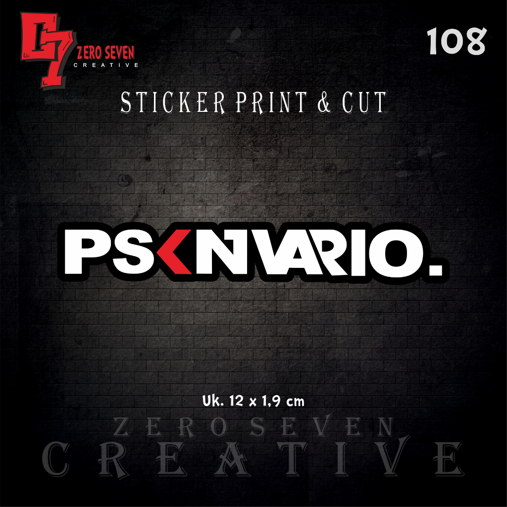 STIKER PSKNVARIO ( PASUKAN VARIO ) / STIKER RACING / STIKER MOTOR / STIKER AESTHETIC / VYNIL / STIKE