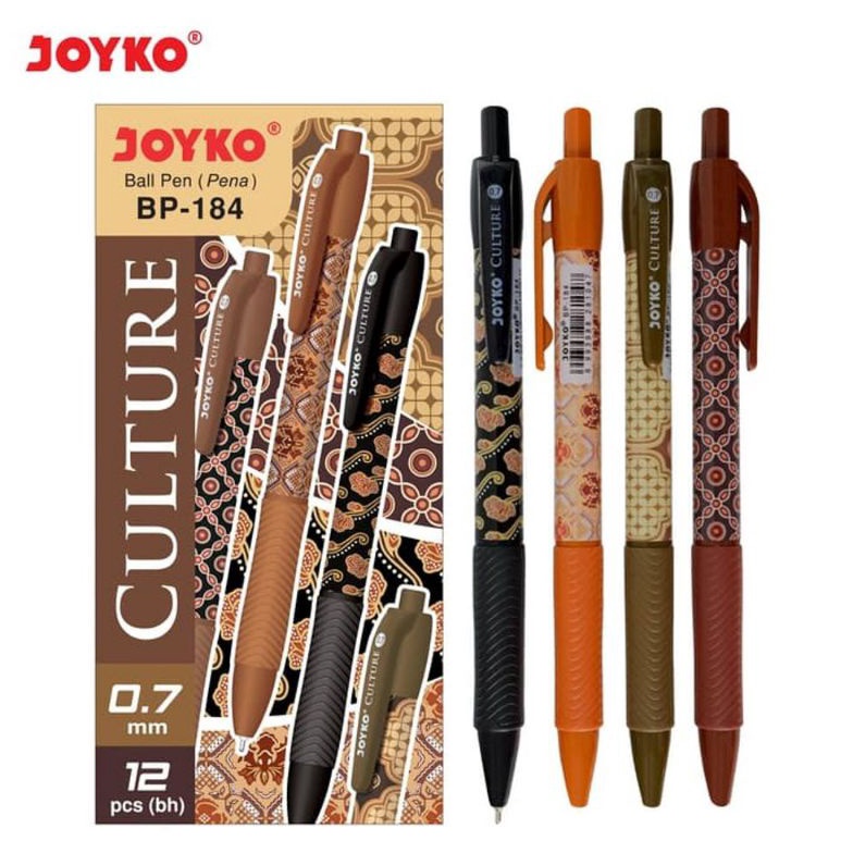 

ART Q98R Pulpen Joyko Bp 184 Culture 1pak12pcs