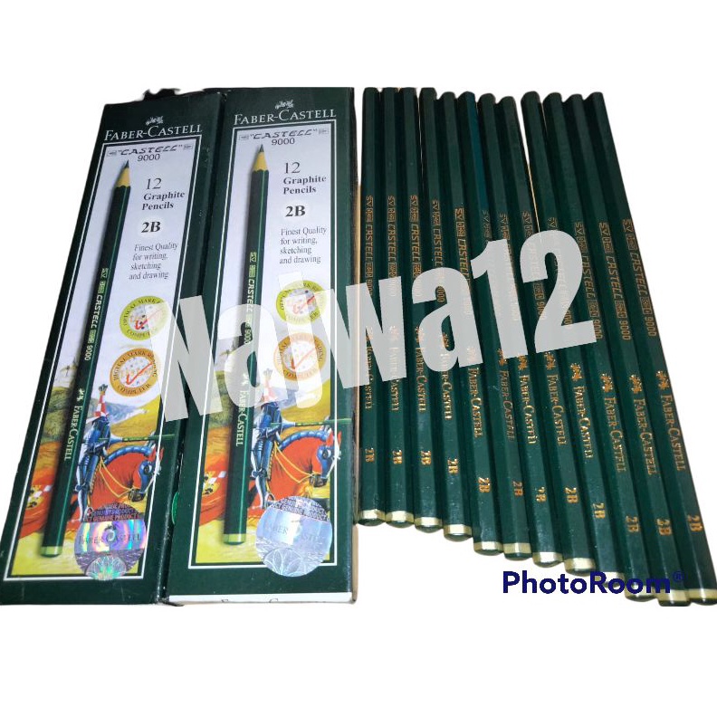 

ART T3W PENSIL FABERCASTELL 2B 12 PCS