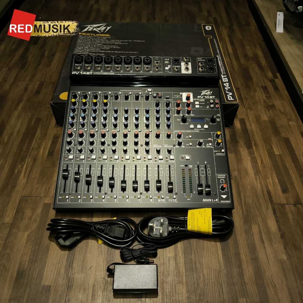 Mixer Peavey PV14BT Mixer 14 Channel Peavey PV-14BT PV 14BT