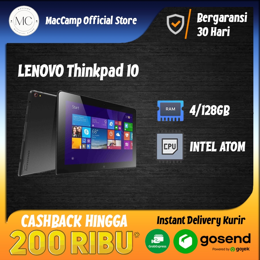 LENOVO THINKPAD 10 TABLET INTEL ATOM - 2nd BERGARANSI