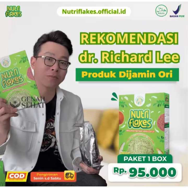 

Nutriflakes Sereal Umbi Garut Solusi Penderita Asam Lambung Maag Kronis Gerd 1 Box