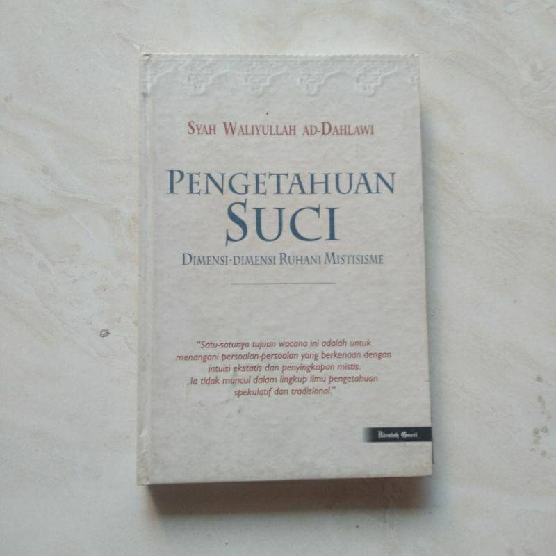 BUKU PENGETAHUAN SUCI / DIMENSI - DIMENSI RUHANI MISTISISME