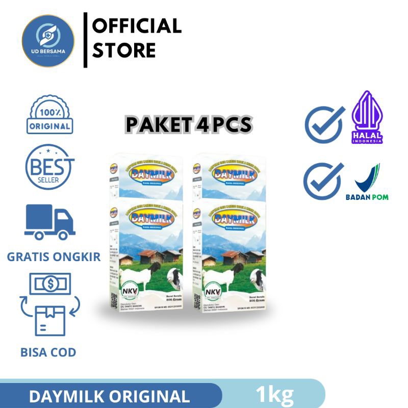 

Susu Kambing Etawa Daymilk Rasa Original Paket 4 kotak 800gr Banjarmasin