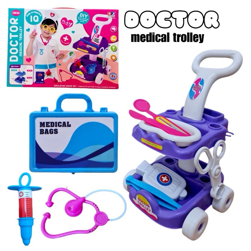 [ SJB ] Mainan edukasi Dokter Doctor Troley Edukasi Cewek Cowok | Kado Anak Perempuan Kado anak laki