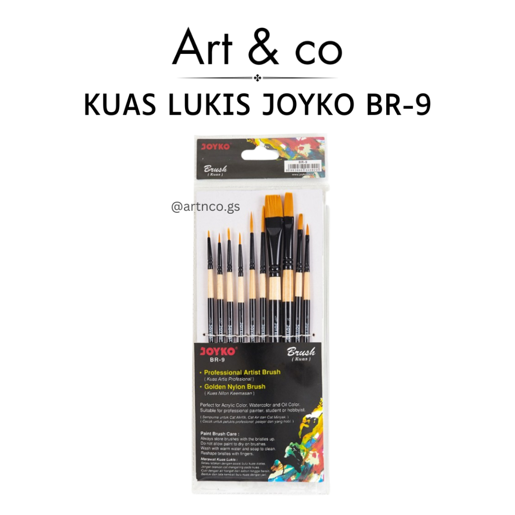 

Kuas Lukis Joyko Brush Set BR-9