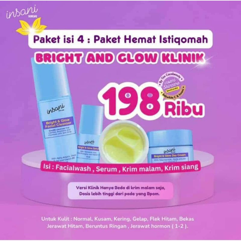 INSANI SKINCARE BpOM/Klinik