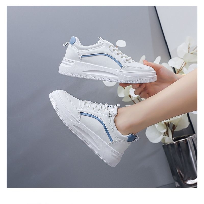 Sepatu Wanita Import Premium Sneakers Wanita Korea Sepatu Sneakers Wanita Kets Putih