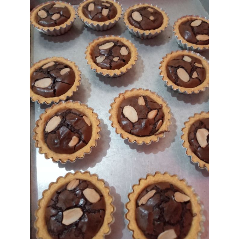 

Pie brownies Fudgy shiny lumer nyoklat wangi lembut