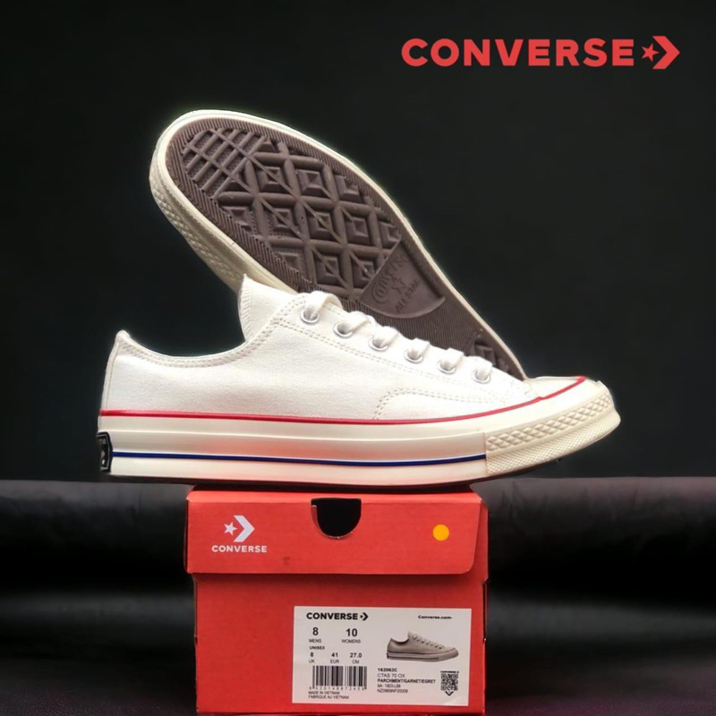 SEPATU CONVERSE PENDEK PUTIH / CONVERSE CREAM ALLSTAR TERBARU / SEPATU CONVERSE 70s