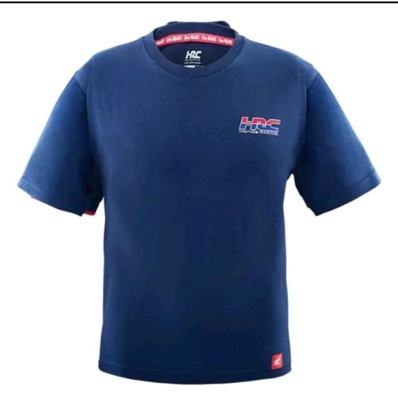 HRC22 Navy T-Shirt-T Shirt Honda HRC-Kaos honda HRC