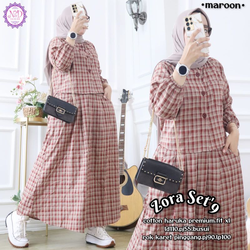 BAJU ,ZORA SET '9 BY N&D