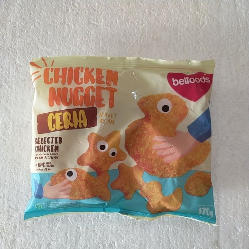

Belfoods Chicken Nugget Ceria 170gr / Naget Ayam 170gr