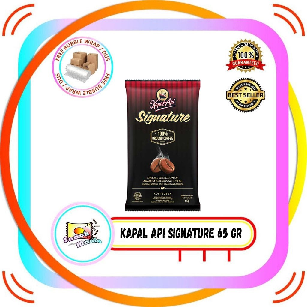 

Kapal Api Signature Kopi Bubuk Ground Coffee ~ 65 gr