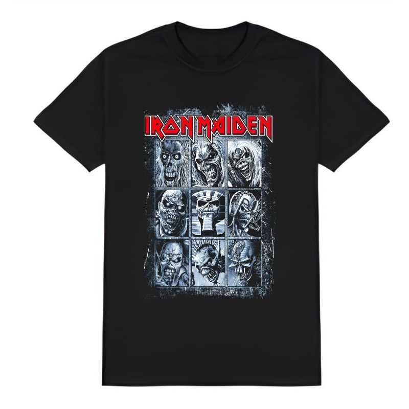 Kaos band IRON MAIDEN / kaos band metal / kaos band luar negeri