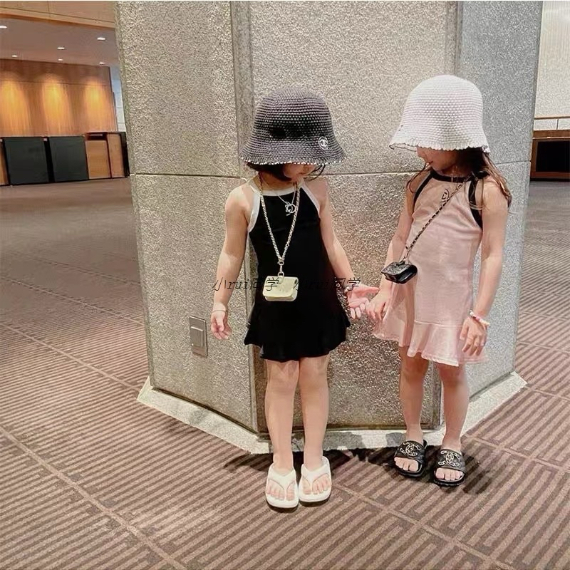 DRESS SANTAI ANAK KENSI IMPORT/DRESS KOREA SANTAI