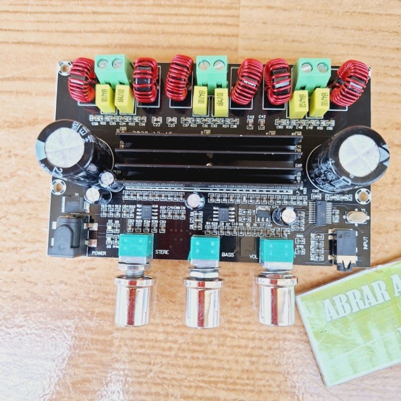 Kit Ampli Class D 2.1 TPA3116D2 2X50 + 100 Watt Bluetooth XH-A305