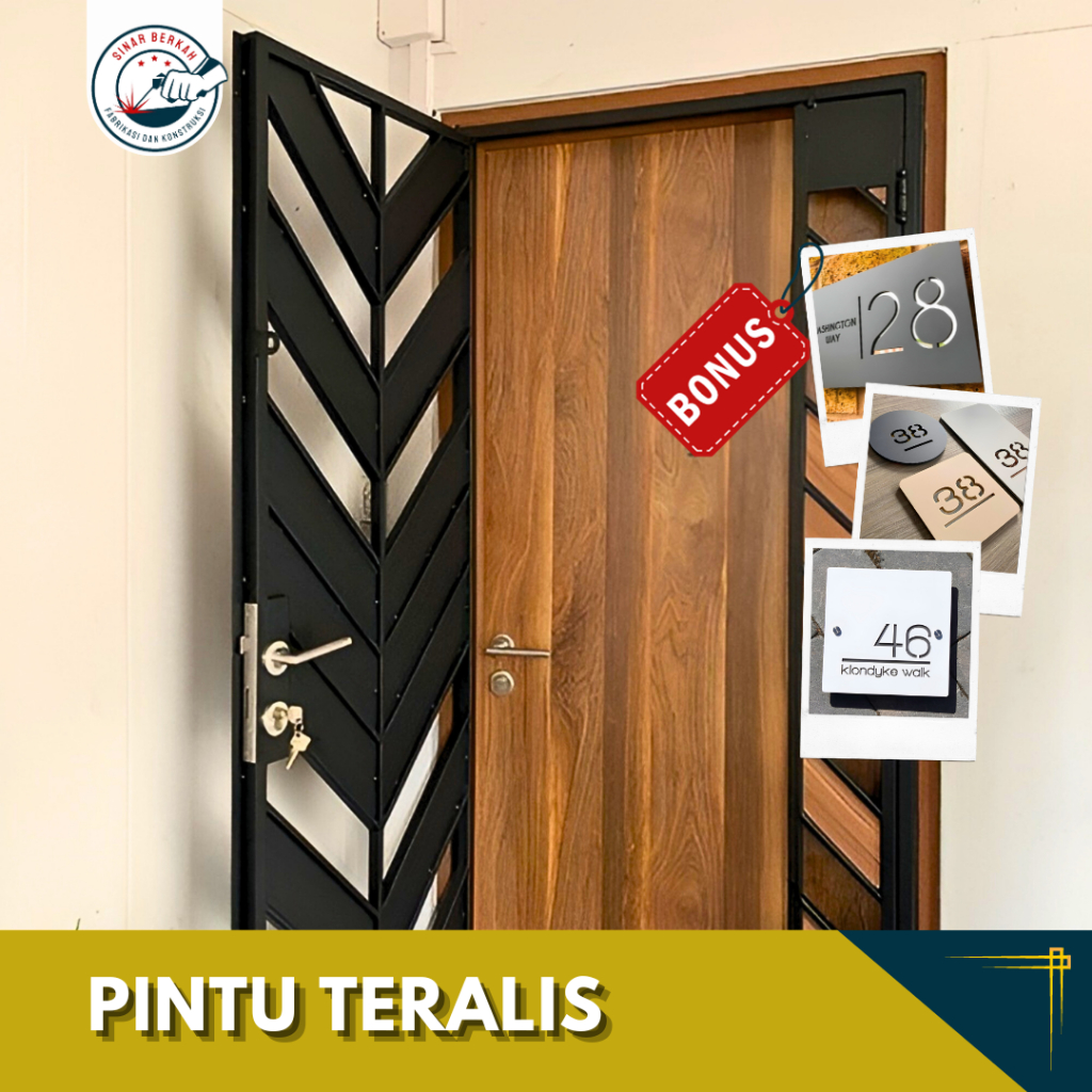 Teralis - Pintu Tralis Besi - Pintu Besi Minimalis