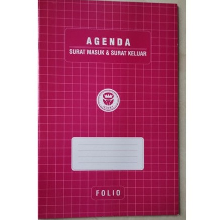 

BUKU AGENDA SURAT MASUK & SURAT KELUAR | UK FOLIO | MERK GLORY