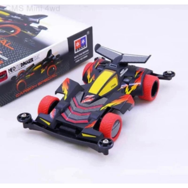 Rep tamiya Mini4wd daxing Neo TRIDAGGER ZMC CARBON SPESIAL