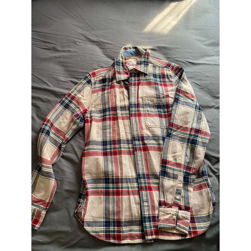 kemeja flanel merk executive size L