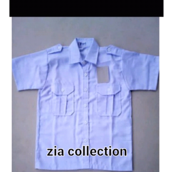 KEMEJA PDK PDH PUTIH/KEMEJA PNS/KEMEJA KERJA PDH/KEMEJA PUTIH PDK SAK 2 PILOT PNS ZIA