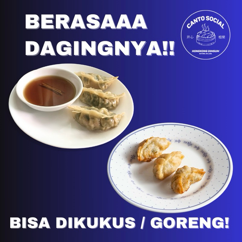 

DUMPLING KUKUS / GORENG - CANTO SOCIAL DIMSUM (no pork no lard)