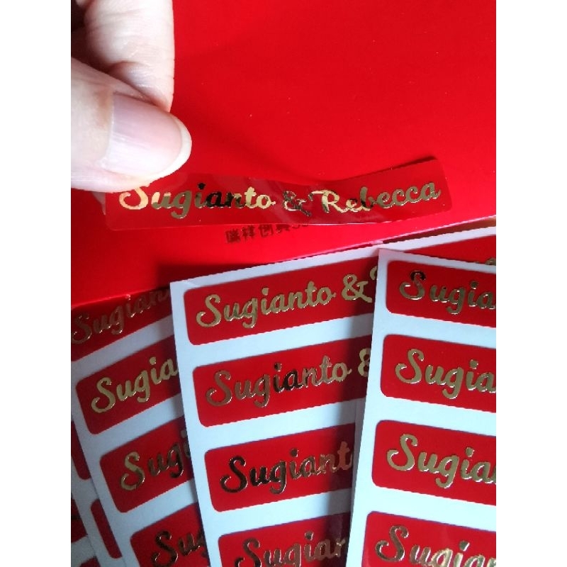 

Sticker Cover Angpow atau Hampers