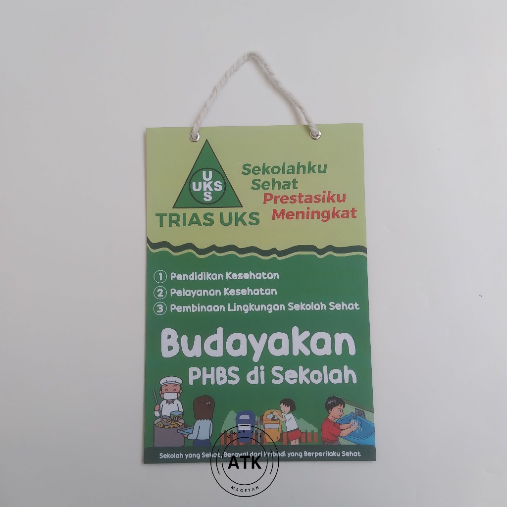 

Hard Poster Trias UKS - Sekolah - PHBS di Sekolah - Usaha Kesehatan Sekolah