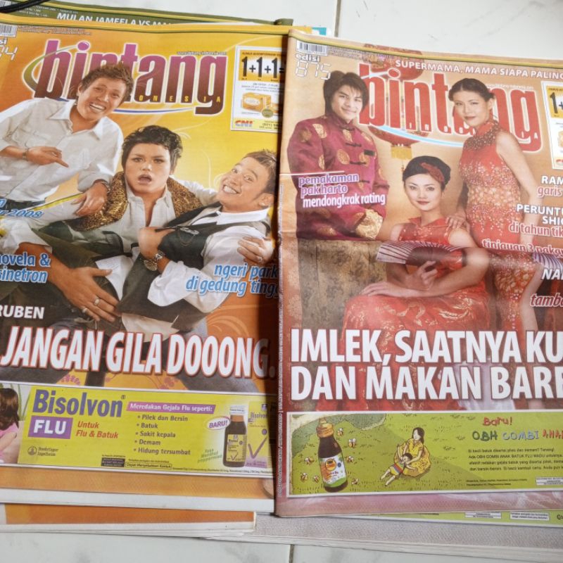 majalah bintang tahun 2008 Ariel,igun,cintalaura,Sandra dewi