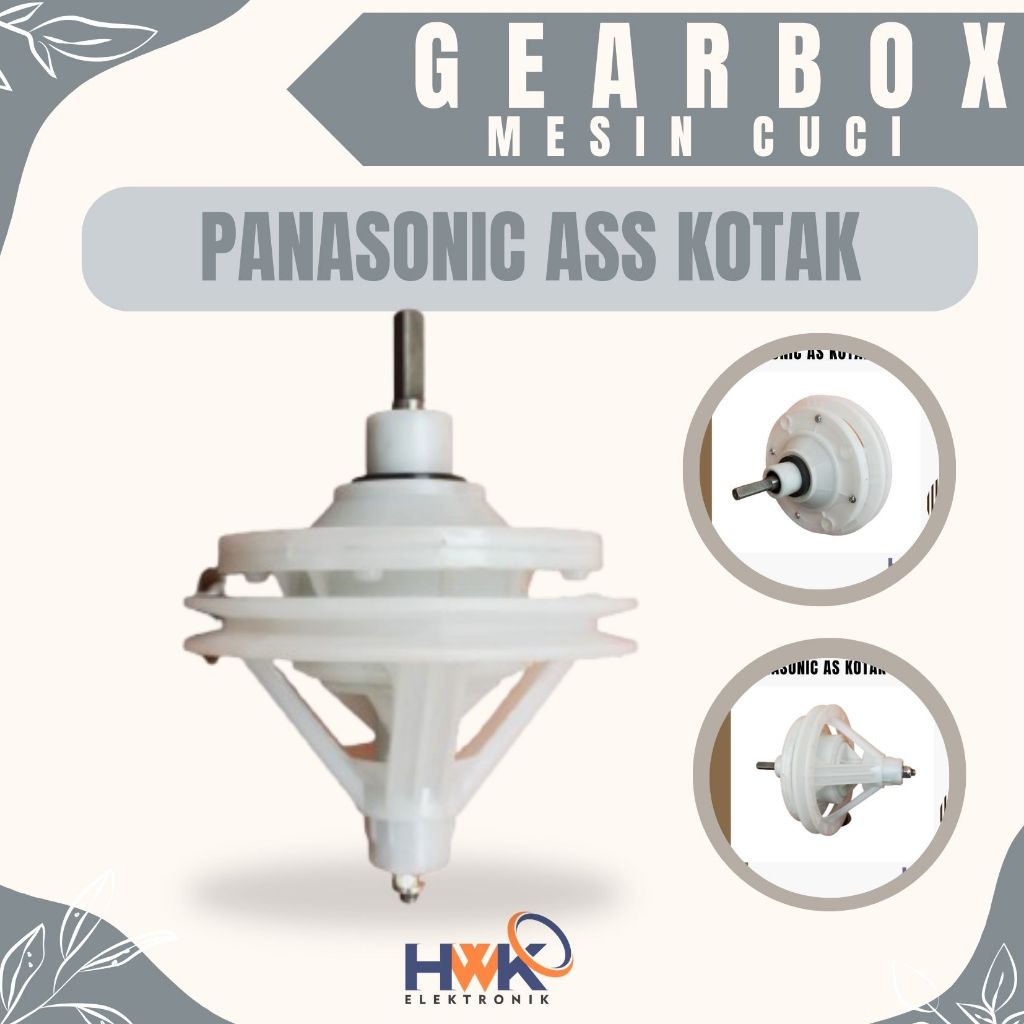 GEARBOX MESIN CUCI PANASONIC 2 TABUNG ASS KOTAK ORIGINAL GEAR BOX MESIN CUCI  / GEARBOX MESIN CUCI 2