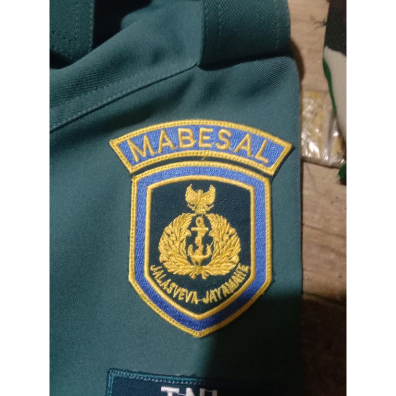 brivet Mabesal /atribut pdh TNI al bordir