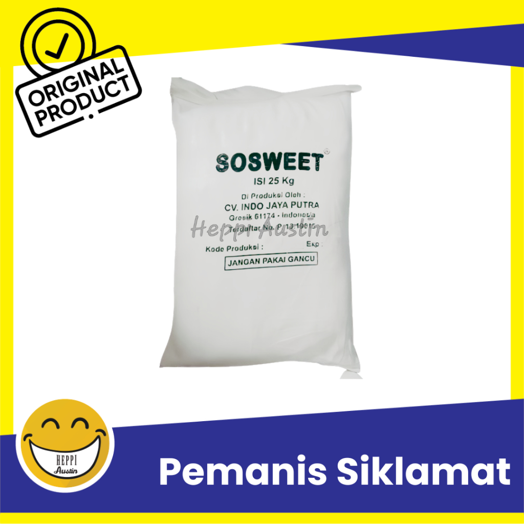 Pemanis Siklamat Sakarin Sodium Siklamat Natrium Sakarin 1KG