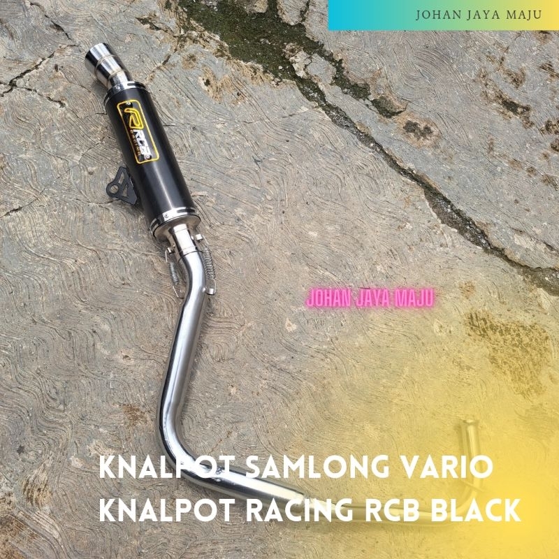 Terlaris Knalpot Samlong Vario Knalpot Racing Rcb Motor Matic Vario 110, Vario 125, Vario 150, Vario