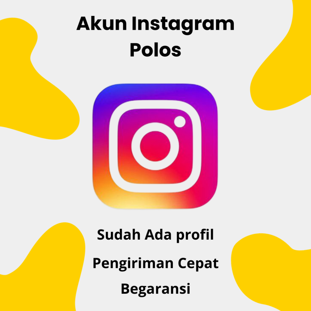 Akun Instagram polos Fresh Akun Ig real Bergaransi