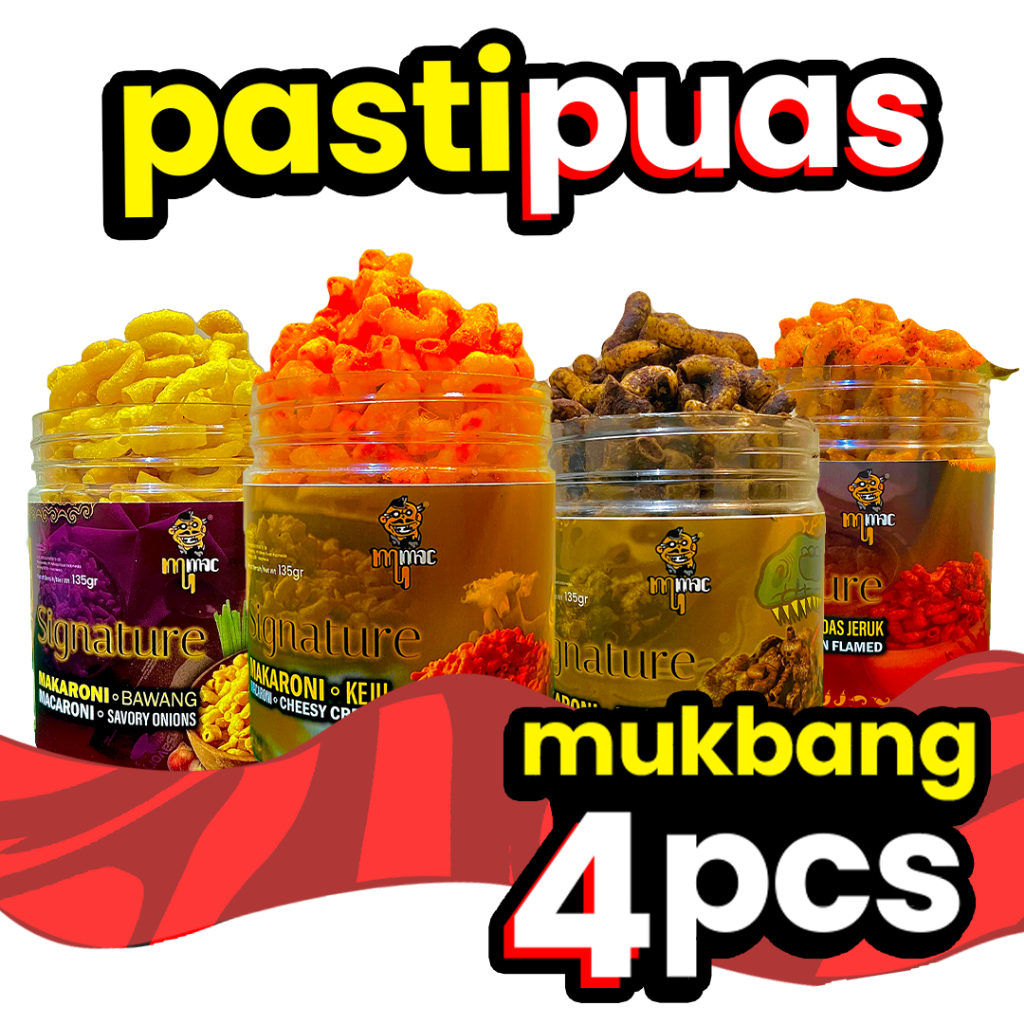 

Makaroni MYMAC Signature - Paket (4 pcs Toples)