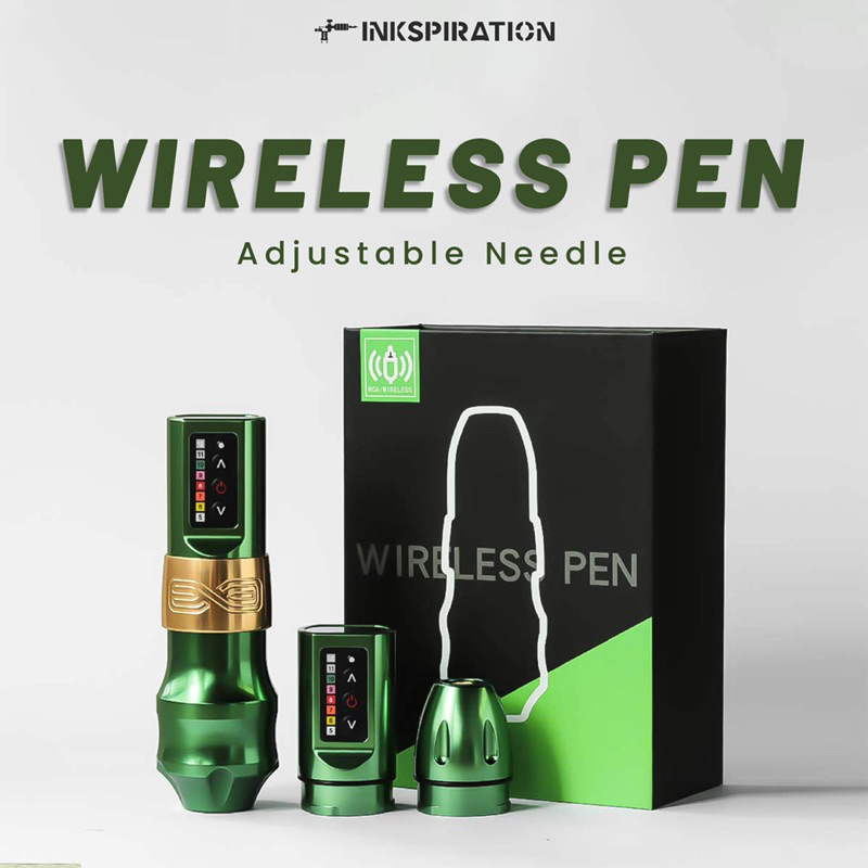 exo kit mesin tattoo wireless dual battery