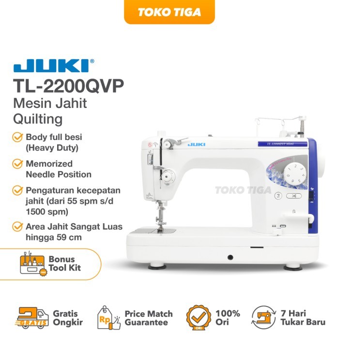 Mesin Jahit Portabel JUKI TL-2200QVP Quilt Virtuoso Pro - Sewing Machine