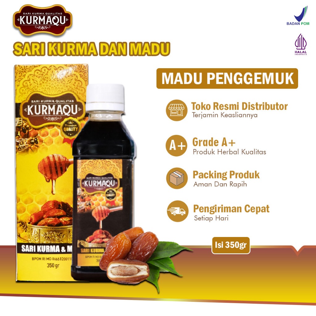 Madu Penggemuk Badan Dewasa Anak Usia 4 7 10 14 17 25 30 35 Tahun Vitamin Penambah Nafsu Makan Kurma
