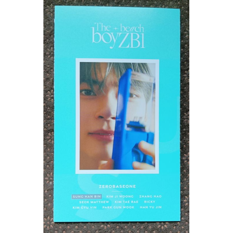 Zerobaseone ZB1 Sung Hanbin Dicon Folding Profile