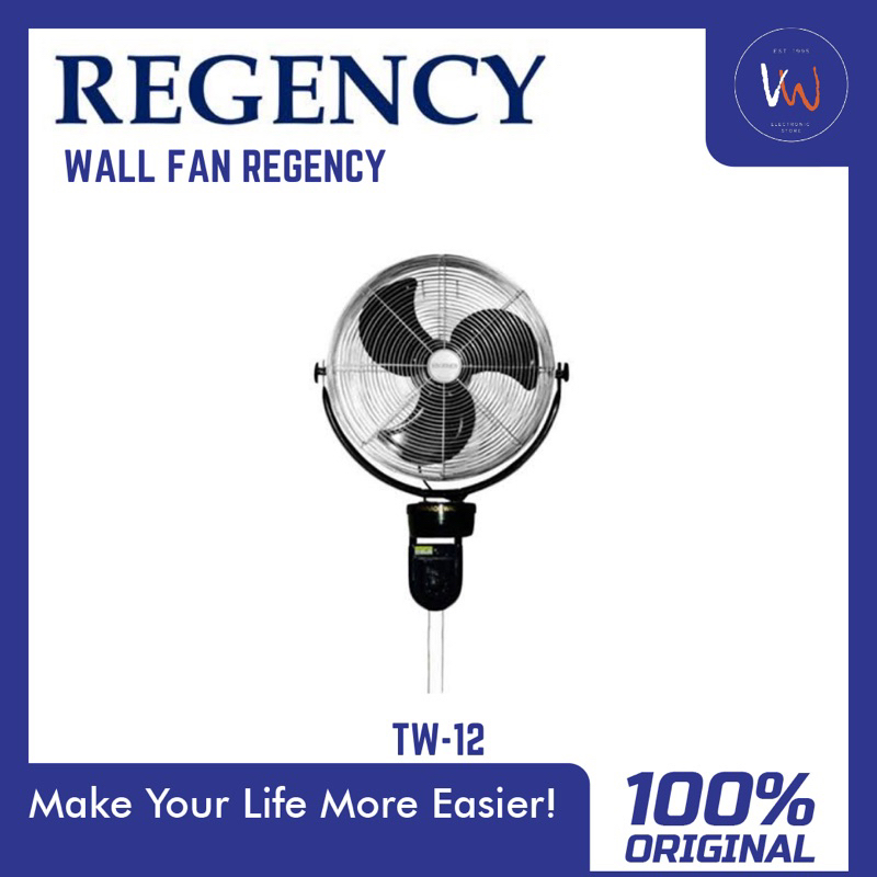 Kipas Dinding Regency 12in,14in,16in,18in,20in / Kipas Angin Besi / Kipas Dinding