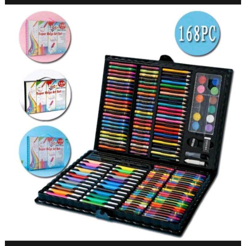 

crayon set isi 168pcs