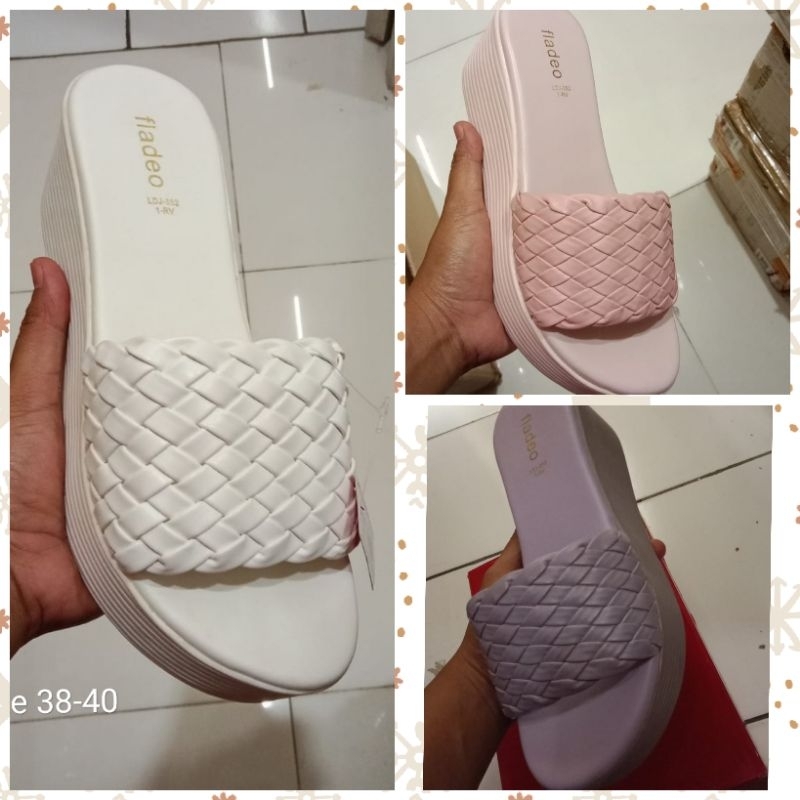 Wedges Sandal Wanita Fladeo Wanita Size 36-40
